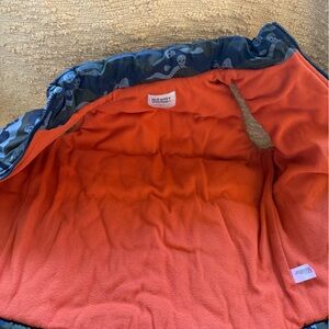 Old Navy Kids Vest with Orange Lining and Camouflage Pattern